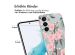 iMoshion Design Hülle für das Samsung Galaxy A54 (5G) - Blume - Rosa / Grün