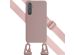 Selencia Silikonhülle mit abnehmbarem Band für das Samsung Galaxy A35 - Sand Pink