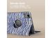 iMoshion 360° drehbare Design Klapphülle für das Lenovo Tab M11 - White Blue Stripes