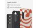 Selencia Vivid Back Cover für das Samsung Galaxy S24 Plus - Dream Swirl Orange