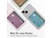 iMoshion Soft Case Back Cover mit Kartenhalter für das iPhone 15 - Transparent