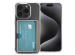 iMoshion Soft Case Back Cover mit Kartenhalter für das iPhone 15 Pro - Transparent