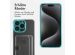 iMoshion Soft Case Back Cover mit Kartenhalter für das iPhone 15 Pro Max - Transparent