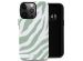 Selencia Vivid Back Cover für das iPhone 13 Pro - Colorful Zebra Sage Green