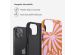 Selencia Vivid Back Cover für das iPhone 13 - Modern Bloom Pink