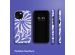 Selencia Vivid Back Cover für das iPhone 13 - Modern Bloom Sapphire Blue