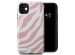Selencia Vivid Back Cover für das iPhone 11 - Colorful Zebra Old Pink