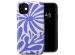 Selencia Vivid Back Cover für das iPhone 11 - Modern Bloom Sapphire Blue