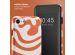 Selencia Vivid Back Cover für das iPhone SE (2022 / 2020) / 8 / 7 / 6(s) - Dream Swirl Orange