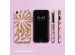 Selencia Vivid Back Cover für das iPhone SE (2022 / 2020) / 8 / 7 / 6(s) - Modern Bloom Pink