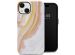 Selencia Vivid Back Cover für das iPhone 14 - Chic Marble Gold