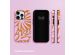 Selencia Vivid Back Cover für das iPhone 14 Pro - Modern Bloom Pink