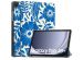 iMoshion Design Trifold Klapphülle für das Samsung Galaxy Tab A9 Plus - Flower Tile