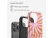 Selencia Vivid Back Cover für das iPhone 14 Pro Max - Modern Bloom Pink