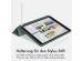 Accezz Smarte Klapphülle aus Silikon für das iPad 6 (2018) 9.7 Zoll / iPad 5 (2017) 9.7 Zoll - Dunkelgrün
