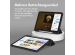 Accezz Smarte Klapphülle aus Silikon für das iPad 10 (2022) 10.9 Zoll - Schwarz