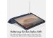 Accezz Smarte Klapphülle aus Silikon für das iPad Air 5 (2022) / iPad Air 4 (2020) - Dunkelblau