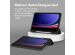 Accezz Smarte Klapphülle aus Silikon für das Samsung Galaxy Tab A9 8.7 Zoll - Schwarz