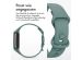 iMoshion Silikonband für die Fitbit Charge 5 / Charge 6 - Größe L - Olive