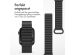 iMoshion Silikon-Magnetarmband für die Apple Watch Apple Watch Series 1-9 / SE / Ultra (2) - 42/44/45/49 mm - Schwarz / Grau