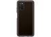 Samsung Original Silicone Clear Cover für das Galaxy A03s - Schwarz