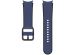 Samsung Original Two-Tone Sport Armband für die Samsung Galaxy Watch 4 / 5 / 6 - 20 mm - S/M - Navy