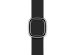Apple Leather Band Modern Buckle für die Apple Watch Series 1-9 / SE - 38/40/41 mm - Größe S - Schwarz