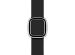 Apple Leather Band Modern Buckle für die Apple Watch Series 1-9 / SE - 38/40/41 mm - Größe M - Schwarz