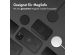 Accezz Rugged Frosted Back Cover mit MagSafe für das iPhone 15 - Schwarz