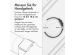 iMoshion Sportarmband⁺ für die Apple Watch Series 1-9 / SE / Ultra (2) - 42/44/45/49 mm - Größe S/M - Celestial Teal & Black