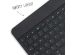 Accezz QWERTY Bluetooth Keyboard Klapphülle für das Samsung Galaxy Tab A9 8.7 Zoll