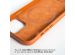 Accezz Leather Backcover mit MagSafe iPhone 13 - Braun
