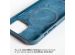 Accezz Leather Backcover mit MagSafe iPhone 12 Mini - Dunkelblau