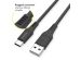 Accezz USB-C auf USB-Kabel für das Samsung Galaxy S20 - 1 m - Schwarz
