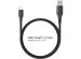 iMoshion USB-C auf USB-Kabel für das Samsung Galaxy A41 - Geflochtenes Gewebe - 1,5 m - Schwarz