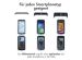 Accezz Handyhalterung Pro Fahrrad für das iPhone SE (2022) - universell - mit Gehäuse - schwarz