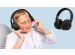 iMoshion Kids LED Light Bluetooth-Kopfhörer - Kinderkopfhörer - Kabelloser Kopfhörer + AUX-Kabel - Schwarz