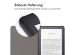 iMoshion Design Slim Hard Case Sleepcover für das Amazon Kindle (2022) 11th gen - White Graphic