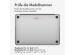 Selencia Cover mit Samtoberfläche für das MacBook Pro 14 Zoll (2021) / Pro 14 Zoll (2023) M3 chip - A2442 / A2779 / A2918 - Dunkelrot