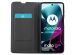 iMoshion Slim Folio Klapphülle für das Motorola Moto G200 - Schwarz