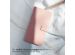 Selencia Echtleder Klapphülle für das Samsung Galaxy A35 - Dusty Pink