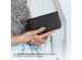 Selencia Echtleder Klapphülle für das Samsung Galaxy S21 - Schwarz