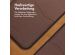 Accezz Premium Leather Card Slot Back Cover für das iPhone 13 Pro Max - Braun