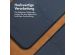 Accezz Premium Leather Card Slot Back Cover für das iPhone 14 Plus - Dunkelblau