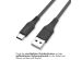 iMoshion Braided USB-C-zu-USB Kabel - 1 Meter - Schwarz