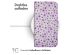 iMoshion ﻿Design Klapphülle für das Samsung Galaxy A34 (5G) - Purple Flowers