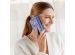 iMoshion ﻿Design Klapphülle für das Samsung Galaxy A53 - White Blue Stripes