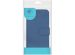 iMoshion Entfernbare 2-1 luxuriöse Klapphülle für das iPhone 14 Pro Max - Blau