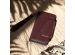 Selencia Klapphülle mit herausnehmbarem Backcover iPhone 13 - Dunkelrot