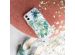 Selencia Zarya Fashion-Backcover mit zuverlässigem Schutz für das Samsung Galaxy A13 (4G) - Green Jungle Leaves